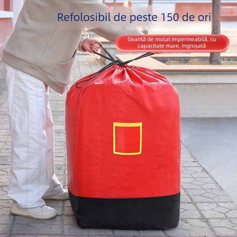 Geantă din plasă țesută din plastic pentru transfer expres, acoperire PE, imprimare logo, capacitate 1-50, pentru materiale plastice