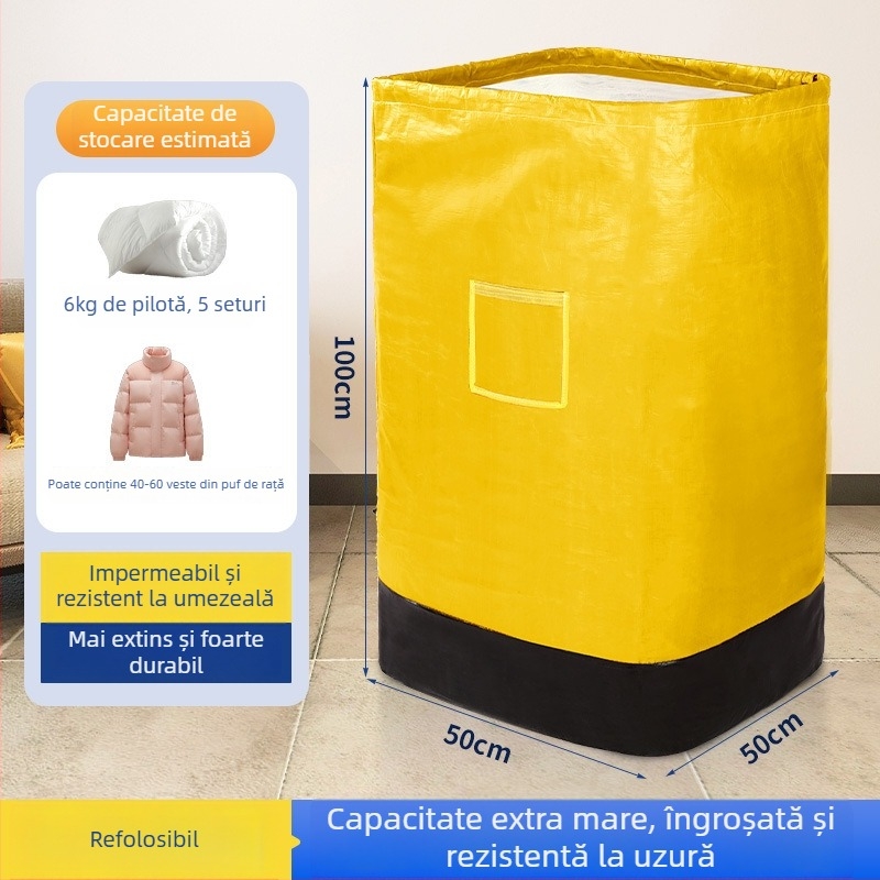 Geantă din plasă țesută din plastic pentru transfer expres, acoperire PE, imprimare logo, capacitate 1-50, pentru materiale plastice