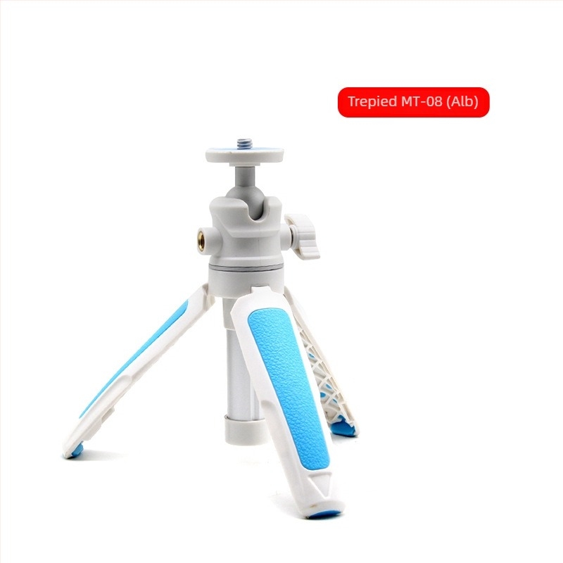 Trepied pentru telefon mobil și cameră mirrorless, PTZ pan-tilt sferic, aliaj de aluminiu + ABS, suport până la 2 kg, selfie ținut în mână