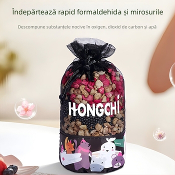 Parfum auto pentru interior cu flori uscate de iasomie și aromă de ceai Oolong, cristale nano-minerale, execuție naturală, design modern