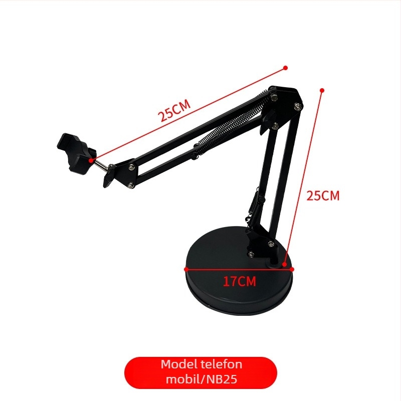 NB25 Suport de birou pentru telefon mobil, construcție din aliaj, personalizare disponibilă, stil general