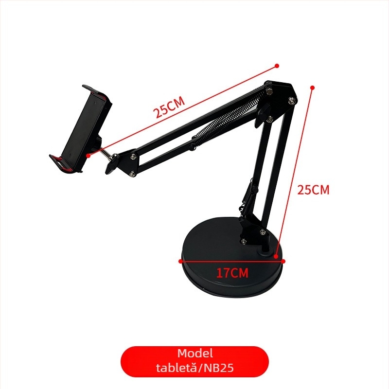 NB25 Suport de birou pentru telefon mobil, construcție din aliaj, personalizare disponibilă, stil general