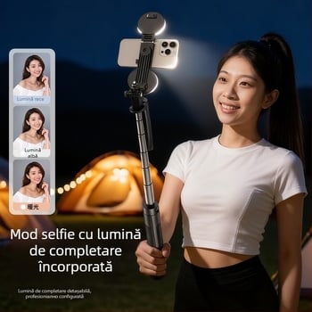 Băț de selfie cu bază de podea pentru DJI Pocket 3 — Ultra-stabil, Portabil, Ideal pentru filmări în aer liber, concerte și călătorii