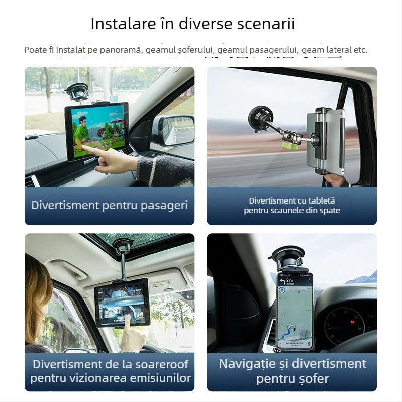 Lanparte VMA-P1 suport auto pentru tabletă și telefon, suport universal pentru tabletă, compatibil cu iPhone/iPad/iPod, 583 g