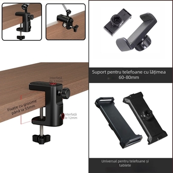 XQS XB-22 Suport de tablet cu braț consola pliabil pentru desktop și noptiere, 250 g, procesare OEM, etichetă privată disponibilă