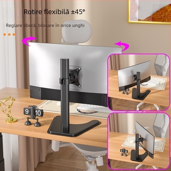 Suport pentru monitor VESA compatibil, tip ridicare, înălțime reglabilă și rotire