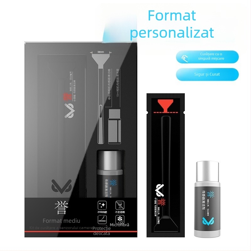 Bețișor de curățare a senzorului CMOS/CCD – Vsgo/Weigao, Microfibră, pentru DSLR Full-Frame, APS-C și 4/3, Personalizare OEM