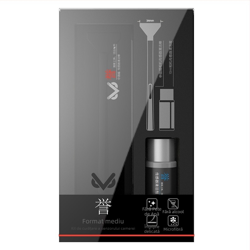 Bețișor de curățare a senzorului CMOS/CCD – Vsgo/Weigao, Microfibră, pentru DSLR Full-Frame, APS-C și 4/3, Personalizare OEM