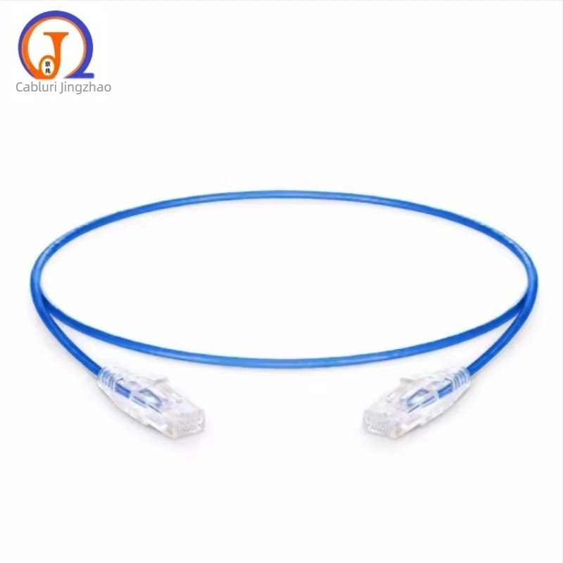 Cablu Cat6a Ethernet cu husă LSZH, 1 Gbps, 28 AWG cupru fără oxigen, -40°C până la 70°C