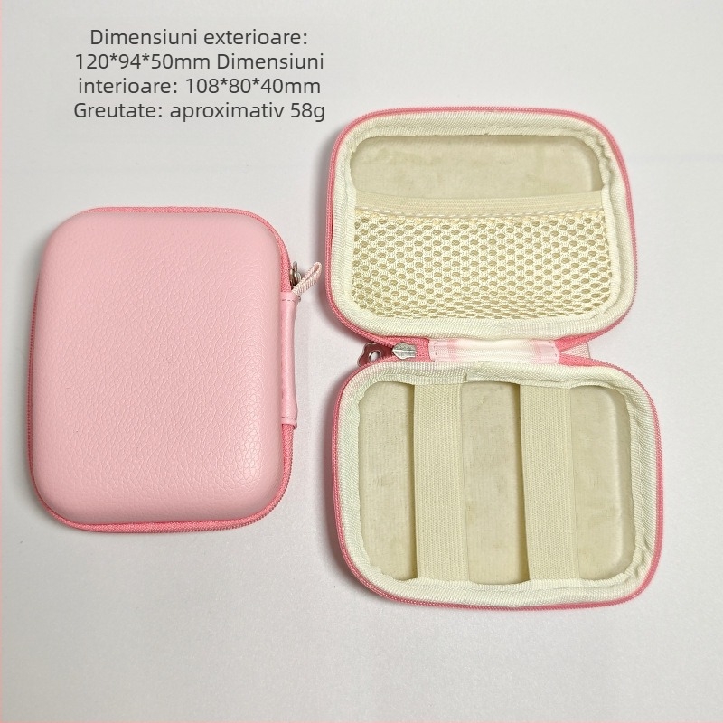 Geantă de stocare pentru cameră, husă dură EVA, rezistentă la praf și apă, capacitate de 1 kg, model 01, construcție din EVA compozit + țesătură