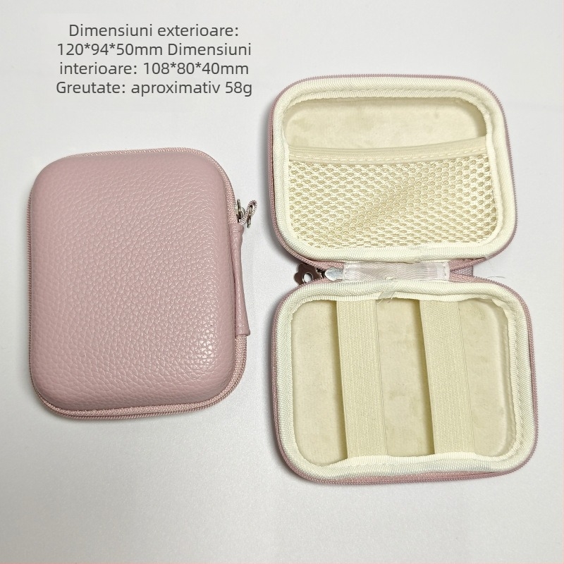 Geantă de stocare pentru cameră, husă dură EVA, rezistentă la praf și apă, capacitate de 1 kg, model 01, construcție din EVA compozit + țesătură