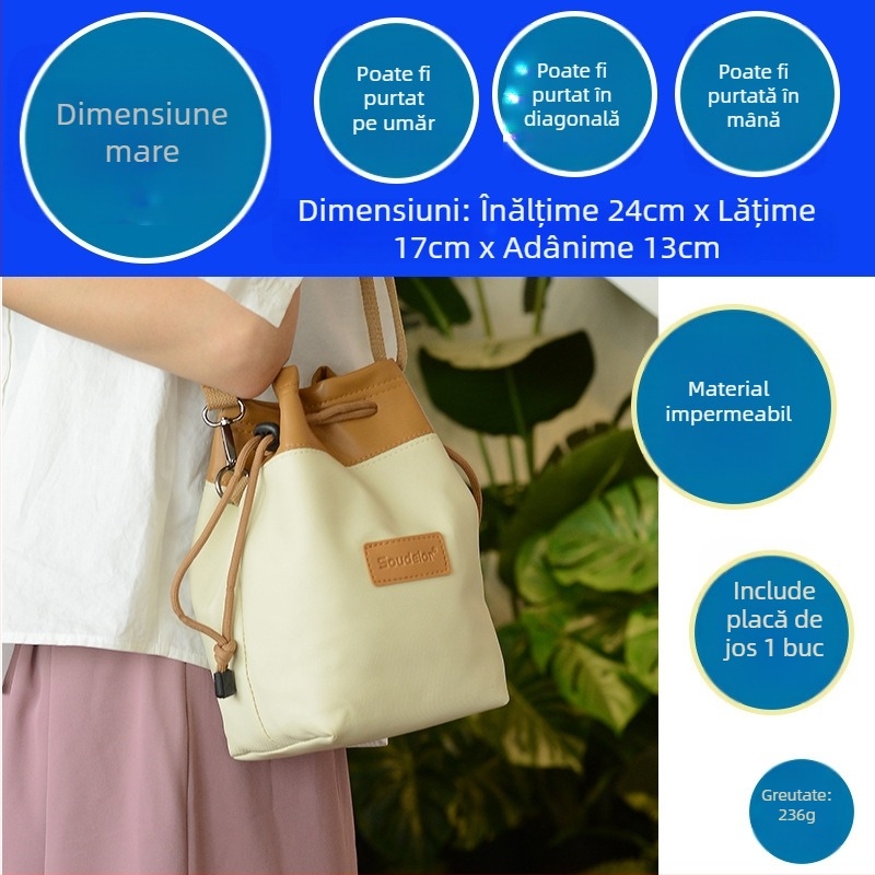 Geantă pentru cameră mirrorless — ultraușoară, PU, impermeabilă, stil geantă de mână, curea de umăr curbată, potrivită pentru SLR și obiective