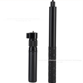 Trepied cu mâner rotativ din aliaj de aluminiu, extensie pentru camere Insta360 și camere panoramice DJI, model Zd-0258, 4 secțiuni, sarcină maximă până la 2 kg