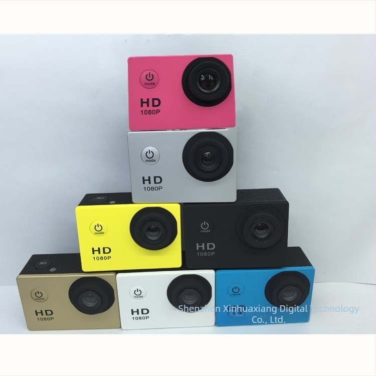 SJ5000 Cameră pentru cască – sport - 1080P HD, ecran LCD de 2.0 inch, stocare microSD TF, autonomie baterie 1,5 ore