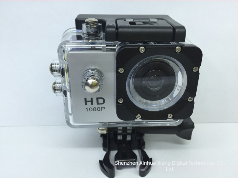 SJ5000 Cameră pentru cască – sport - 1080P HD, ecran LCD de 2.0 inch, stocare microSD TF, autonomie baterie 1,5 ore