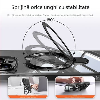Suport pentru telefon pliabil • construcție metalică • personalizabil • scop general