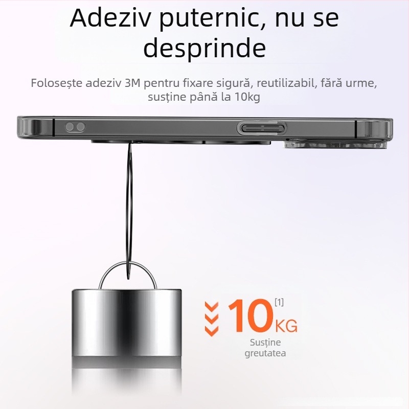 Suport pentru telefon pliabil • construcție metalică • personalizabil • scop general
