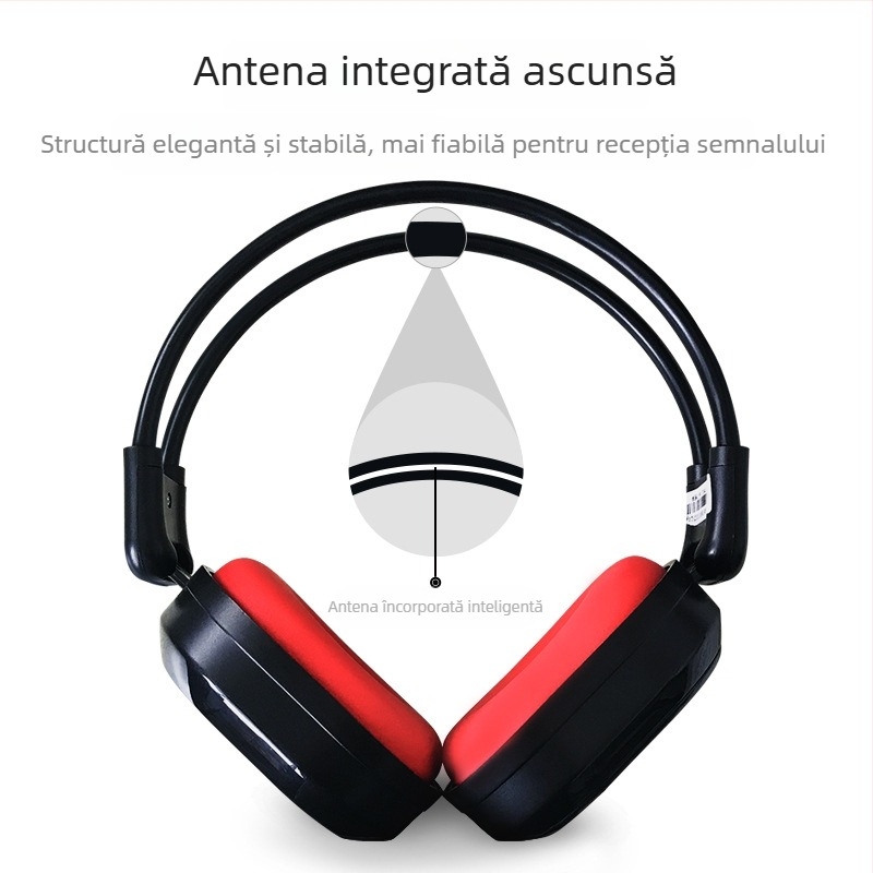 C-200A Căști FM fără fir pentru examenele universitare de limba engleză CET-4/6, interval de frecvență 50-108 Hz, impedanță 32 Ω, sensibilitate 108 dB/mW, conector 3.5 mm