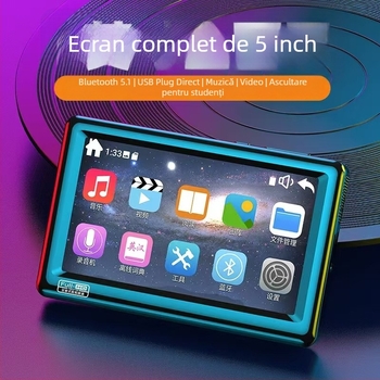MP5 Player video cu ecran tactil de 5,0 inch, 1280x720, cititor PDF, Bluetooth și Wi-Fi