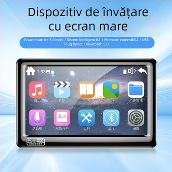 MP5 Player video cu ecran tactil de 5,0 inch, 1280x720, cititor PDF, Bluetooth și Wi-Fi