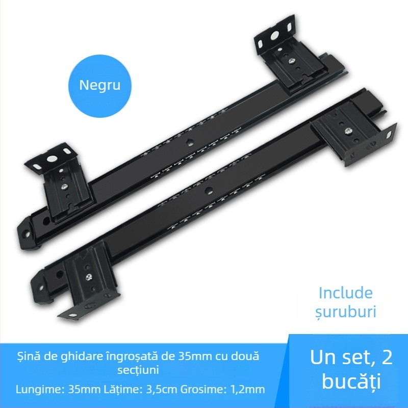 Jia Yu 2710A Tavă pentru tastatură, material: placă rece, finisaj: galvanizat și negru placat, stil modern minimalist, personalizare disponibilă