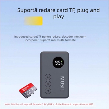 MP3 player portabil cu Bluetooth, slot pentru card, Model 816, Număr de Produs GC2ddeJk, Garantie 1 an