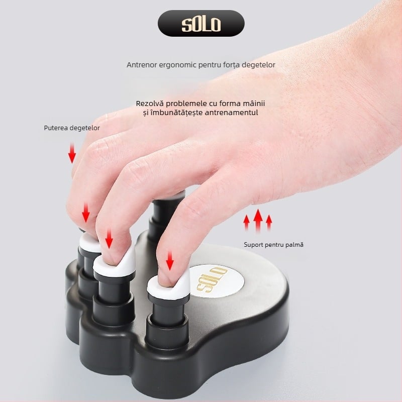 SOLO SP-140 Antrenor de forță a degetelor pentru pian, material ABS