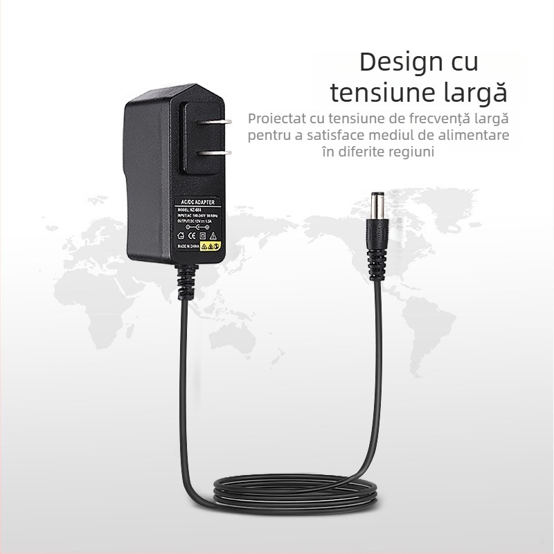 Adaptor de alimentare 12V 1A, 12W, cu două faze, NIU ZHI XING