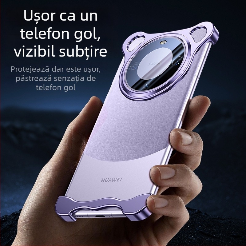 Husa Huawei Mate70 Frameless din aliaj de aluminiu, cu protecție a obiectivului – Rezistentă la căderi, disipare a căldurii, rezistență la uzură, antiamprentă