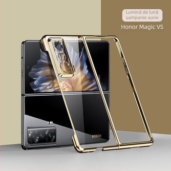 Carcasă PC electroplacată pentru Honor Magic Vs, acoperire totală, rezistență la cădere, antiamprente