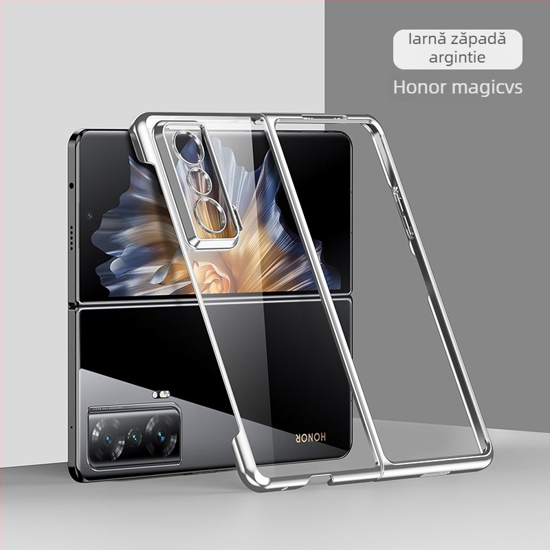 Carcasă PC electroplacată pentru Honor Magic Vs, acoperire totală, rezistență la cădere, antiamprente