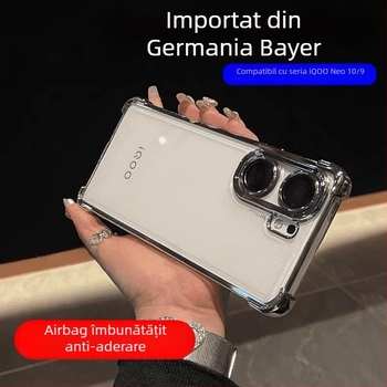 Husă de telefon – Silicon, Design simplu, Protecție anti-cădere la patru colțuri, Compatibil OPPO, Protecție pentru obiectivul camerei