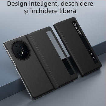 Carcasă Honor Magic V3 cu suport pentru ecran pliabil – protecție completă, rezistență la șocuri, anti-uzură, material PC + piele imitatie, prelucrare mecanică