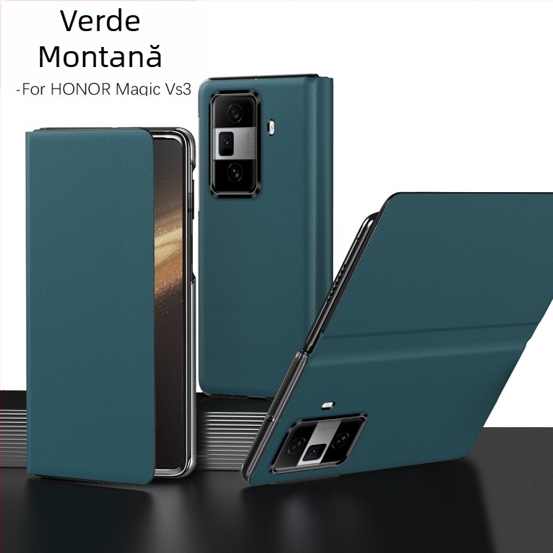 Carcasă Honor Magic V3 cu suport pentru ecran pliabil – protecție completă, rezistență la șocuri, anti-uzură, material PC + piele imitatie, prelucrare mecanică