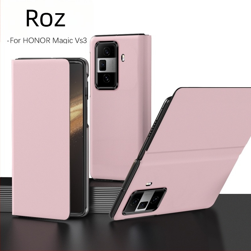 Carcasă Honor Magic V3 cu suport pentru ecran pliabil – protecție completă, rezistență la șocuri, anti-uzură, material PC + piele imitatie, prelucrare mecanică