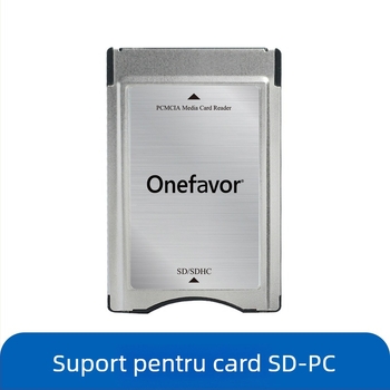 Cititor PCMCIA SD – adaptor CF către PC Card Sleeve, Plastic, 15 g, Instalare externă