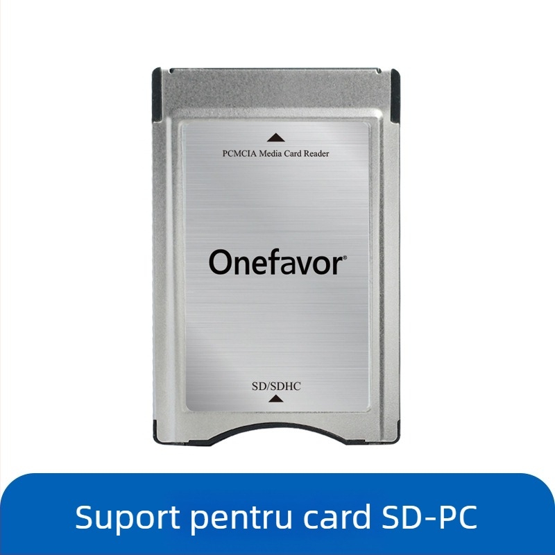 Cititor PCMCIA SD – adaptor CF către PC Card Sleeve, Plastic, 15 g, Instalare externă