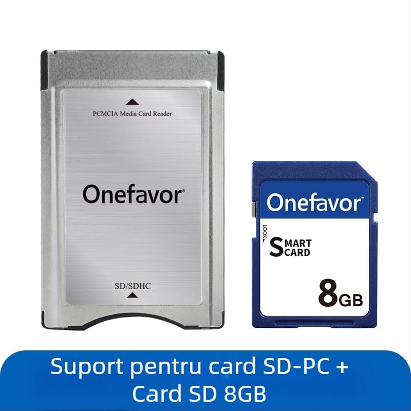 Cititor PCMCIA SD – adaptor CF către PC Card Sleeve, Plastic, 15 g, Instalare externă