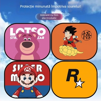 Film auto din plasă pentru protecție solară, transparent, pentru modele generale, montare de tip suspensie
