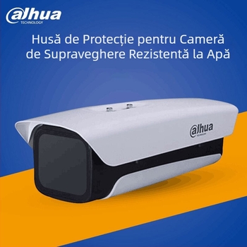 Carcasă pentru cameră de supraveghere în stil pușcă – aluminiu, exterior, rezistentă la apă și praf, 2 găuri pentru cablu M20, -40°C până la 60°C