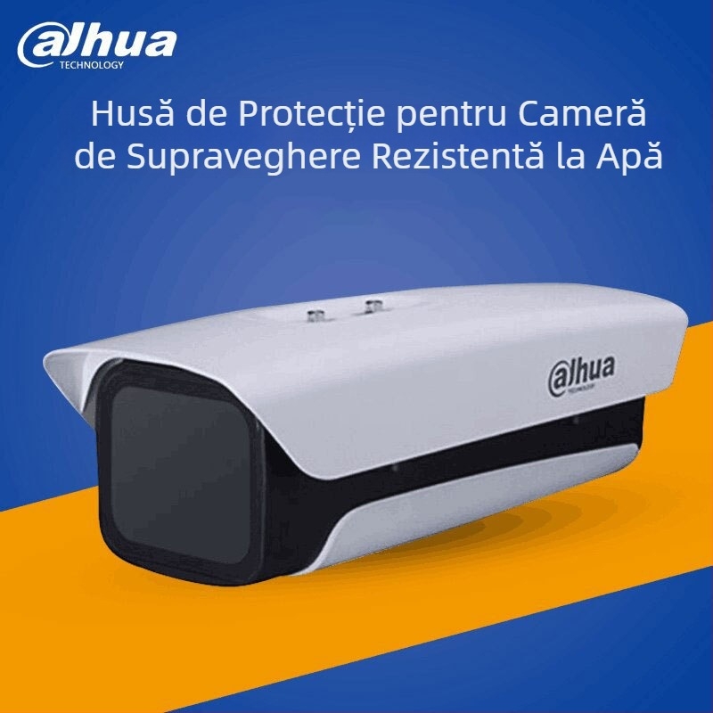 Carcasă pentru cameră de supraveghere în stil pușcă – aluminiu, exterior, rezistentă la apă și praf, 2 găuri pentru cablu M20, -40°C până la 60°C