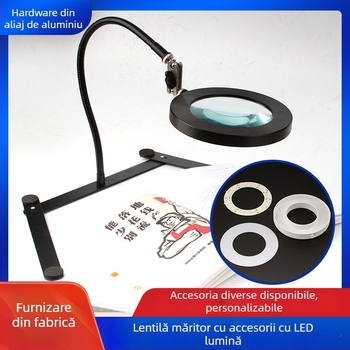 Carcasă LED pentru lampă de birou din aluminiu, model 202004171, procesare personalizată, potrivită pentru saloane de tatuaje și frumusețe