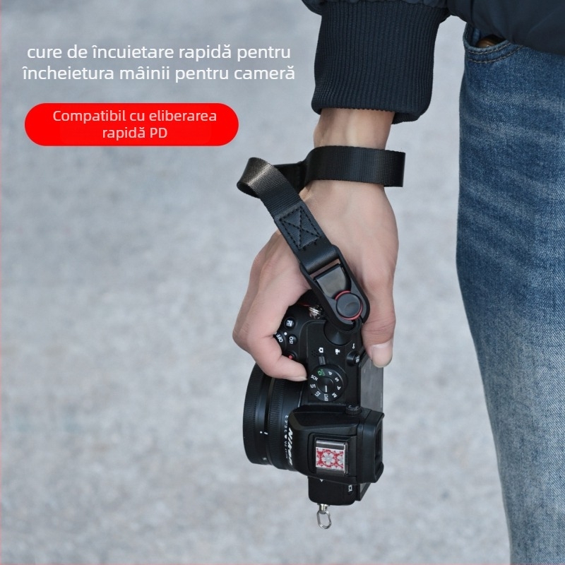 Gisergar G-20 Curea pentru încheietura mâinii cu eliberare rapidă pentru camere SLR și mirrorless, instalare rapidă
