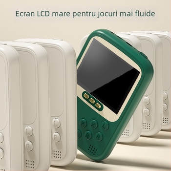 Consolă portabilă de jocuri cu baterie externă, joystick arcade dublu, 2 jucători, model Q19, TYPE-C, fără fir, compatibil PC