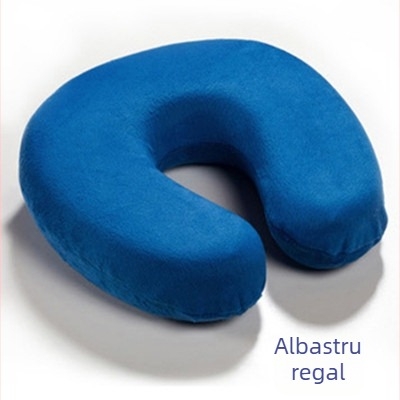 Pernă de călătorie în formă de U pentru adulți, cu spumă cu memorie
