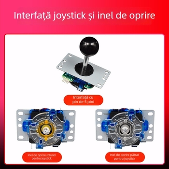 Baolong BL joystick arcadă pentru jocuri de luptă pentru doi jucători, conectare directă, fără vibrații, procesare OEM