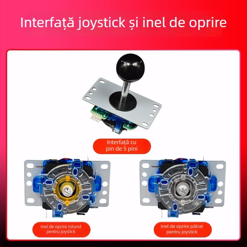 Baolong BL joystick arcadă pentru jocuri de luptă pentru doi jucători, conectare directă, fără vibrații, procesare OEM