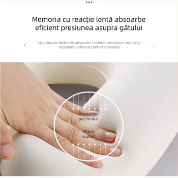 Perne U în formă de U pentru călătorii, țesătură anti pene, umplere: altă, stil modern minimalist, greutate 0,5–1,0 kg