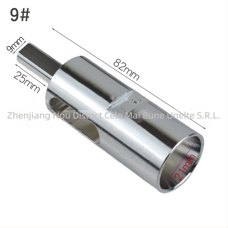 Nodător de sârmă din oțel, cu mâner triunghiular, No.9 și No.11, greutate 146 g, acoperire electroplatină