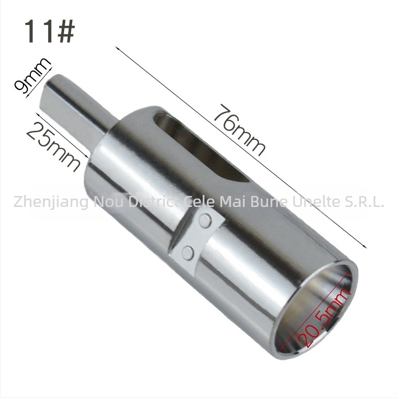 Nodător de sârmă din oțel, cu mâner triunghiular, No.9 și No.11, greutate 146 g, acoperire electroplatină